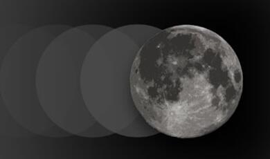 Image of the moon against black background