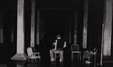 A performance or recording session related to Oliveros's "Deep Listening" practice, which often involved exploring resonant spaces