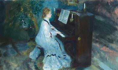Woman at the Piano, by Pierre-Auguste Renoir