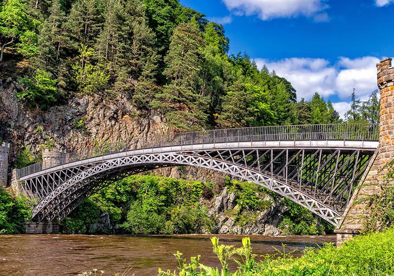 Bridge across river