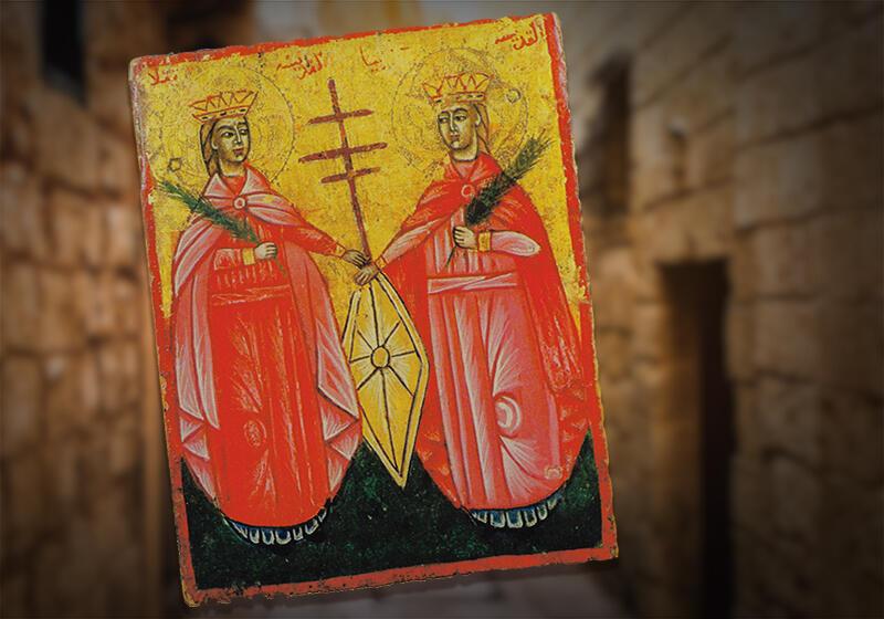 Saint Thecla and Saint Catherine