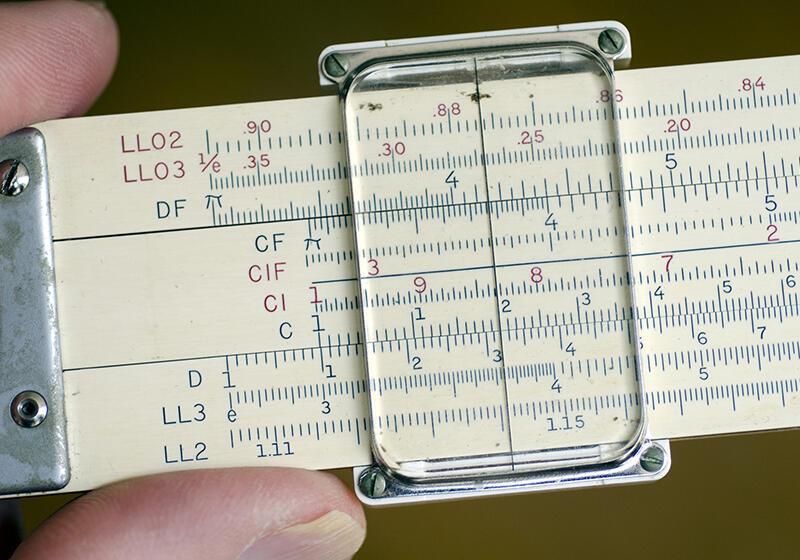 a slide rule