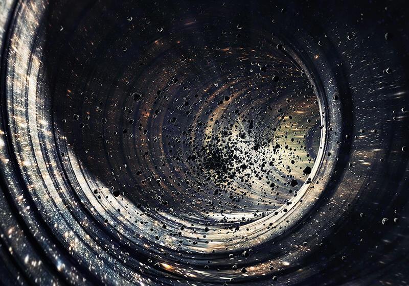 Image of a black hole