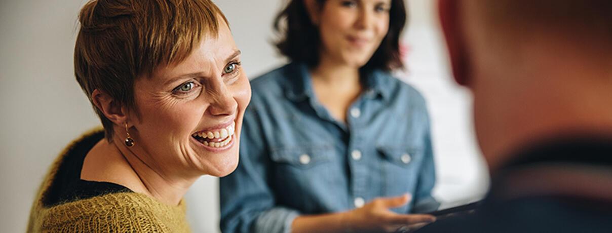 Smiling woman