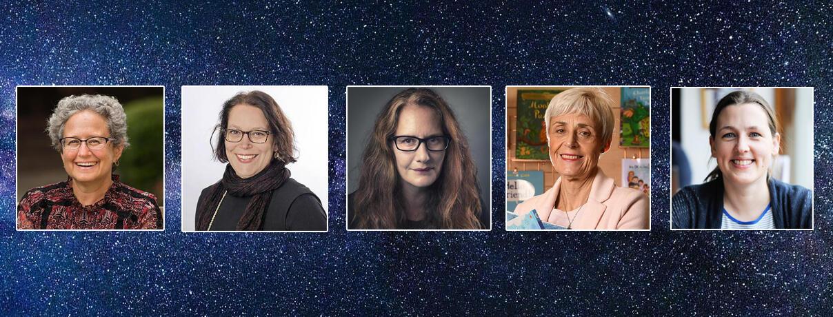 Five women speakers from the 2023-24 programme