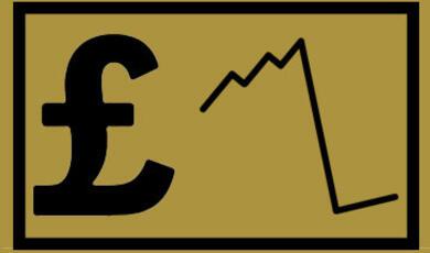 Pound sign against gold background