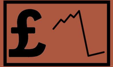Pound sign against brown background