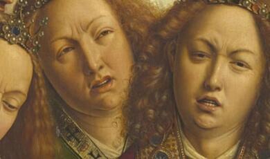 Painting of people with red hair