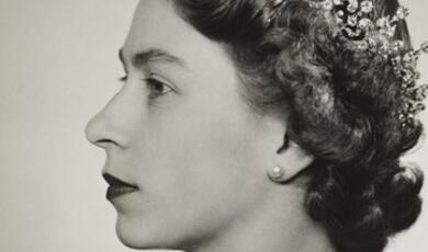 Photograph of young Queen Elizabeth II