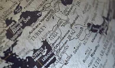 map of Middle East
