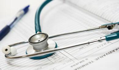 A medical stethoscope