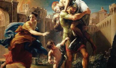 "Venus Bringing Arms to Aeneas" by Zoffany