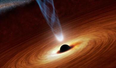 Image of a black hole