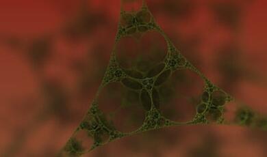 Image of a structure resembling a nanomaterial