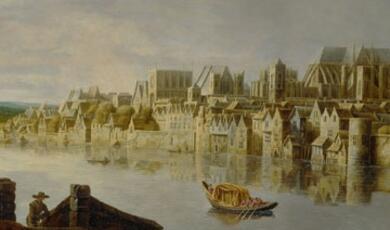 Tudor painting of London
