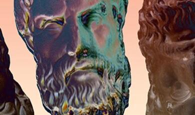 image of a bust of a classical Greek philosopher or statesman