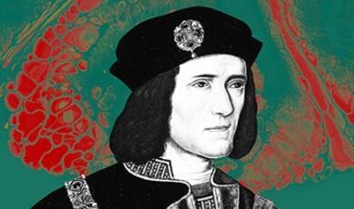 Black and white picture of Richard III
