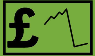 Pound sign against green background