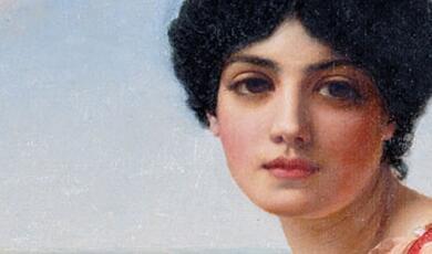 A portrait of Sappho