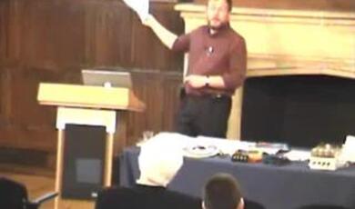 harold thimbleby giving a lecture