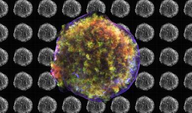 an image of chandra, a supernova remnant