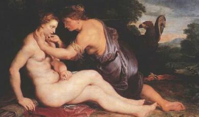 Reubens painting of Jupiter and Callisto