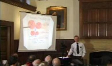 Photograph of lecture