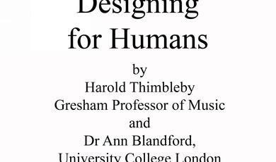 title slide 'Designing for Humans'
