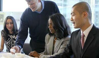 people in a meeting
