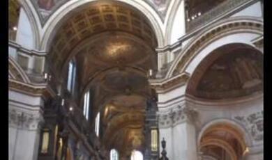 inside a cathedral