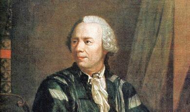 a painting of Leonhard Euler