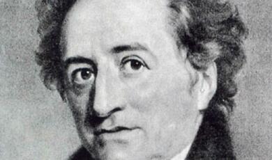 Black andwhite picture of Goethe