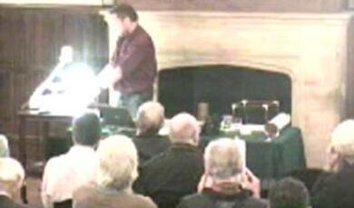 harold thimbleby manipulating an overhead projector