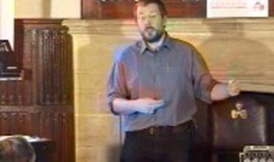 Harold Thimbleby giving a talk