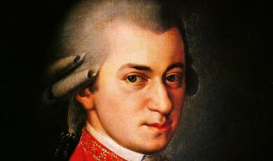 Painting of Mozart