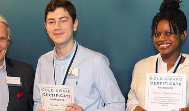 Gold award winners Gresham Competition 2022-23