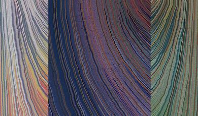 Generative abstract art inspired by seashells