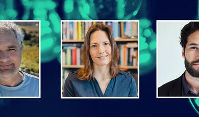 Professors Matt Jones, Helen Czerski and Daniel Susskind