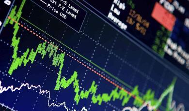 BTC exchange digital graph
