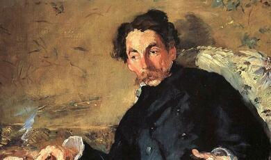 Portrait of Stéphane Mallarmé, a painting by Édouard Manet