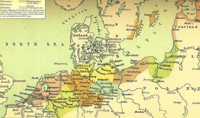 map of the hanseatic league