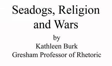 First slide of presentation showing lecture title and speaker's name