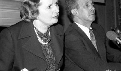 Image of Margaret Thatcher and Sir Keith Joseph