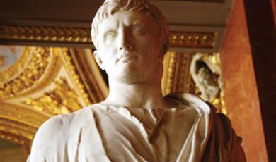 A statue of Gaius Caesar Augustus Germanicus, commonly known as Caligula