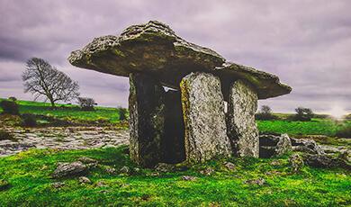 an ancient stone formation in North Wales