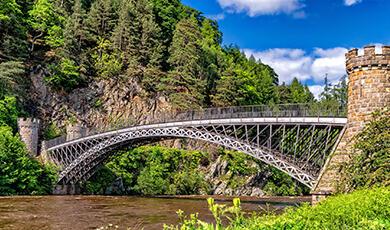 Bridge across river