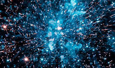 exploding fireworks