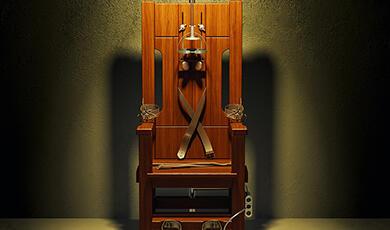 Electric chair face on