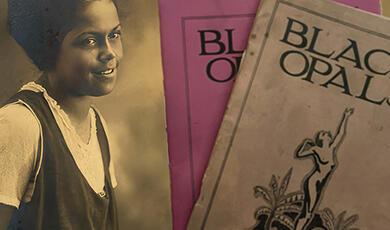 Writer and artist Gwendolyn Bennett and magazine called Black Opal