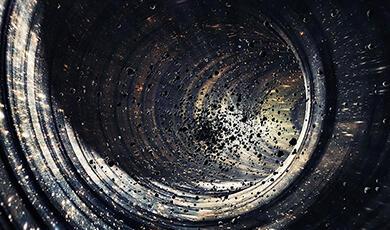 Image of a black hole
